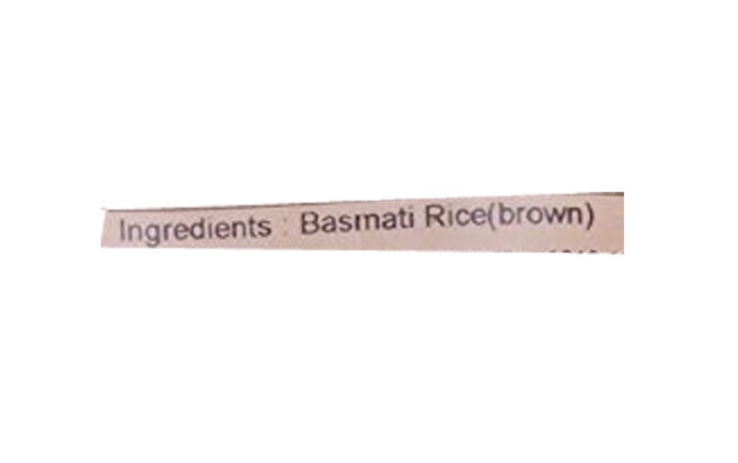 Go Earth Organic Basmati Rice Brown    Pack  1 kilogram